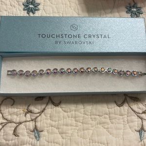 Touchstone Crystal silver swarovski crystal ice bracelet